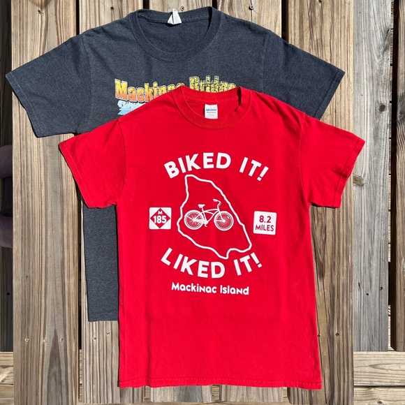 Bundle of 2 Mackinaw Island SS Tees! VGUC! - Picture 2 of 15